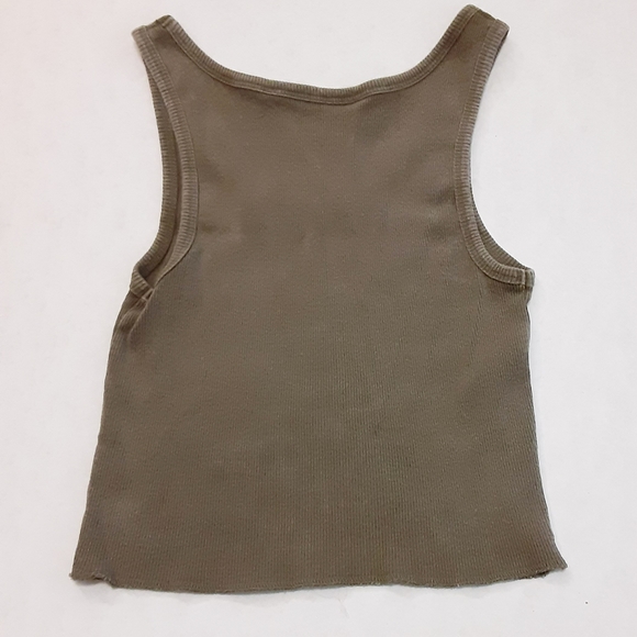 Ribbed Crop Tank Top - PacSun - Picture 2 of 3